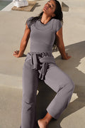 WASHED ALOSOFT CROP FINESSE SHORT SLEEVE