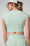 ALOSOFT CROP FINESSE SHORT SLEEVE